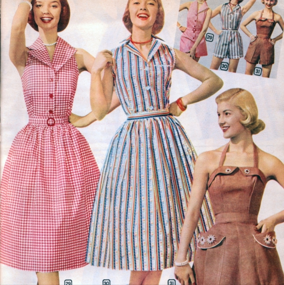 Vintage | Red and White Gingham Dress with Matching Jacket - Picture 4 of 16